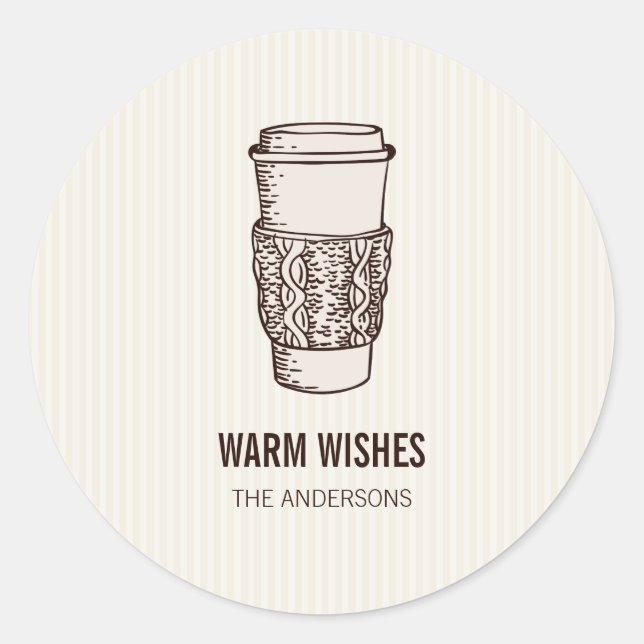 Warm Wishes Holiday Essentials Sticker (Front)