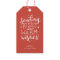 Warm Wishes Holiday Gift Tags