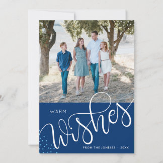 Warm wishes -  photo card