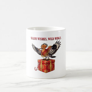 Warm Wishes Wild Wings Hoopoe Christmas Gift Desig Coffee Mug
