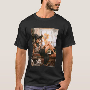 Warm Witch Reading Nook Cozy Magical Girl Tea Spel T-Shirt