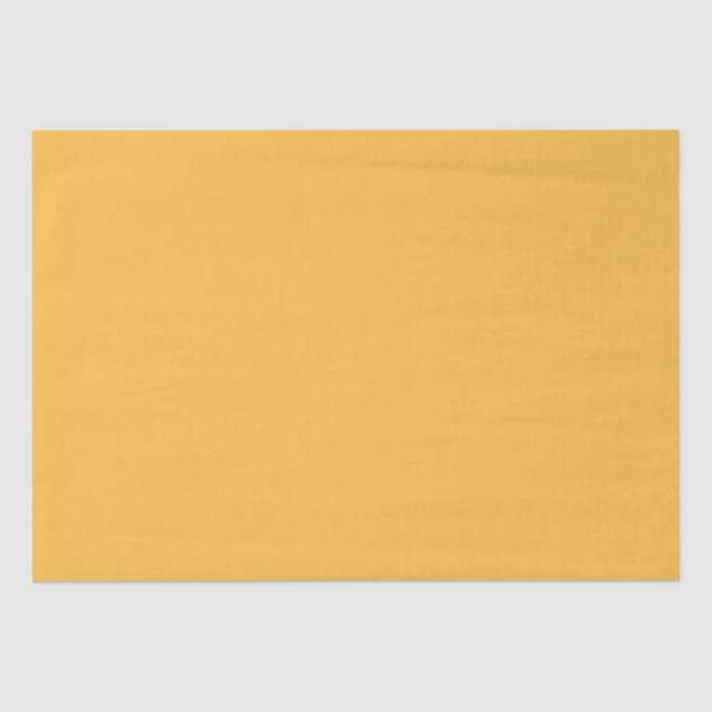 Warm Yellow, Elegant All-Occasion Solid Colour Tissue Paper (Front)