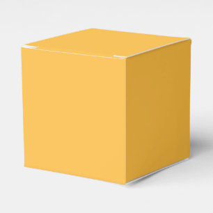 Warm Yellow Favor Box