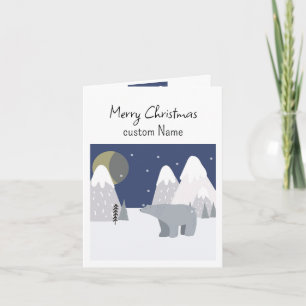 Warmest Christmas Full of All You Love Polar Bear Card