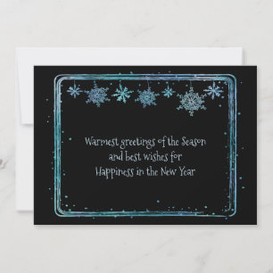 Warmest Greetings of the Season Business Friendly Holiday Card
