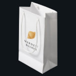 Warmest Wishes Beach Modern Christmas Small Gift Bag<br><div class="desc">Modern Christmas gift bag featuring a simple and fun design with a seashell along with the greeting "Warmest Wishes".</div>