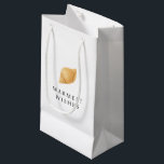 Warmest Wishes Beach Modern Christmas Small Gift Bag<br><div class="desc">Modern Christmas gift bag featuring a simple and fun design with a seashell along with the greeting "Warmest Wishes".</div>