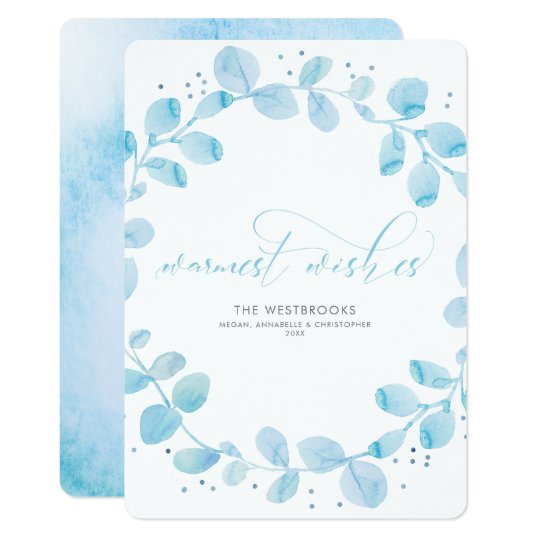 Warmest Wishes Christmas Greeting Card