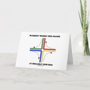 Warmest Wishes This Season At Holliday Junction Holiday Card
