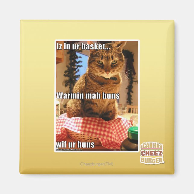 Warmin mah buns magnet (Front)