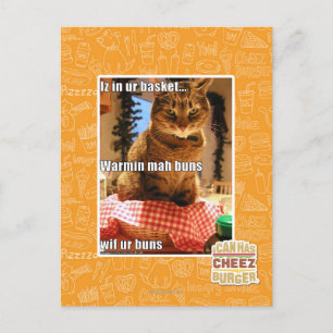 Warmin mah buns postcard