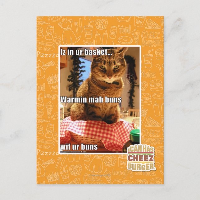 Warmin mah buns postcard (Front)