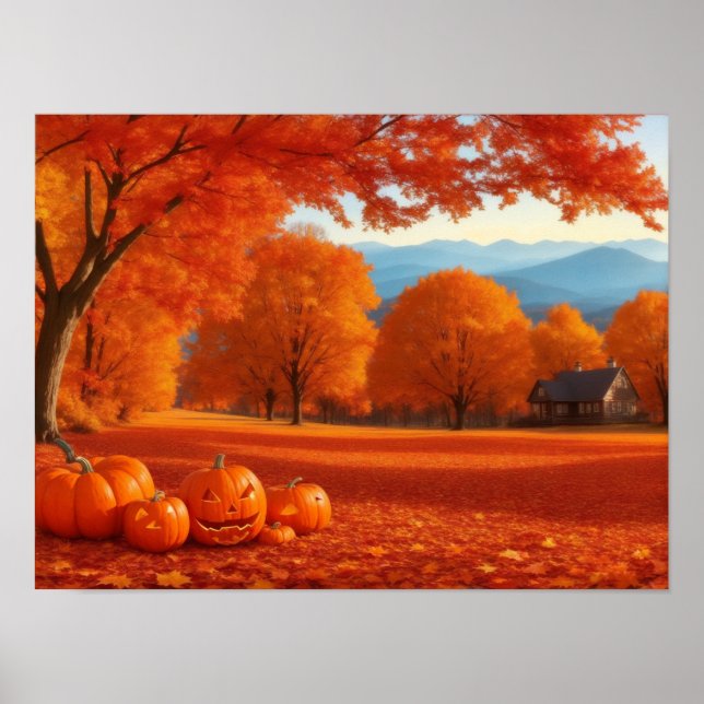 Warmth of Autumn Poster (Front)