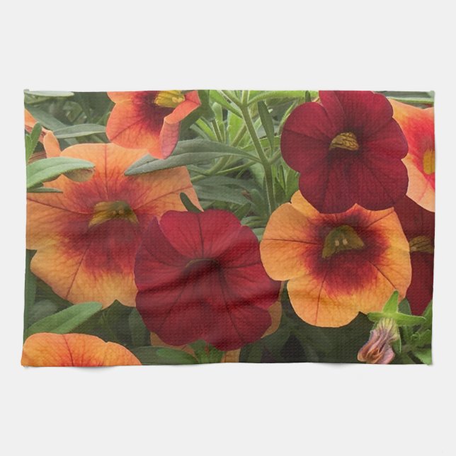 Warmth Of The Sun Floral Kitchen Towel (Horizontal)