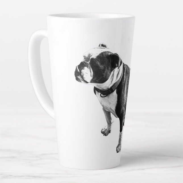 Warmth While Waiting Latte Mug (Left Angle)