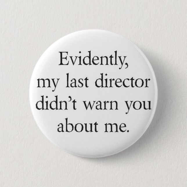Warn about me 2 inch round button (Front)
