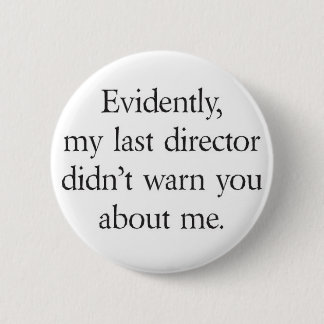 Warn about me 2 inch round button