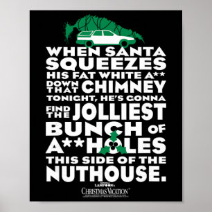 Warner Bros. Christmas Vacation Jolliest Bunch - W Poster