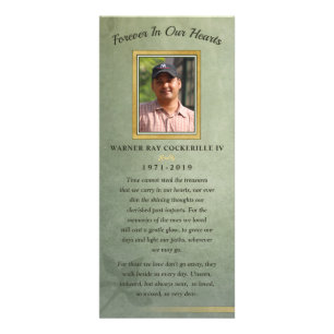 Warner Cockerille - Forever In Our Hearts Rack Card