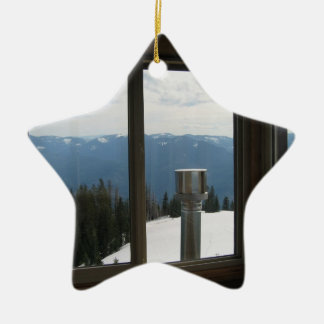 Warner Mountain Fire Lookout Ceramic Ornament