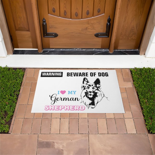 Warning -24" x 36" Door Mat (Outdoor)