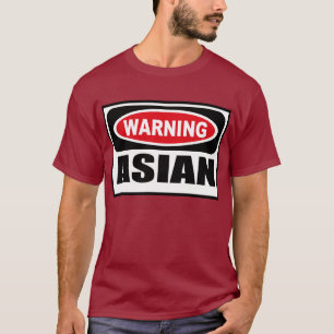 Warning ASIAN Men's Dark T-Shirt