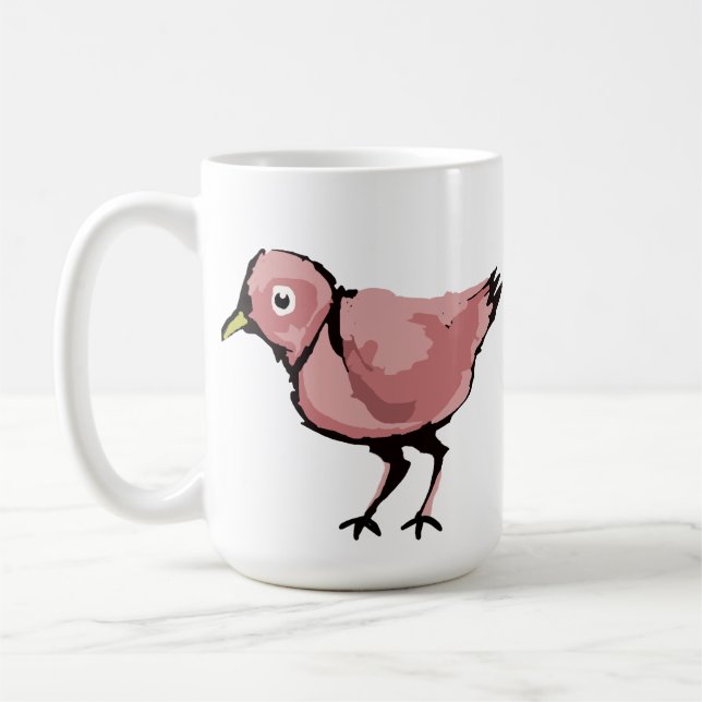 Warning Bird Coffee Mug (Left)