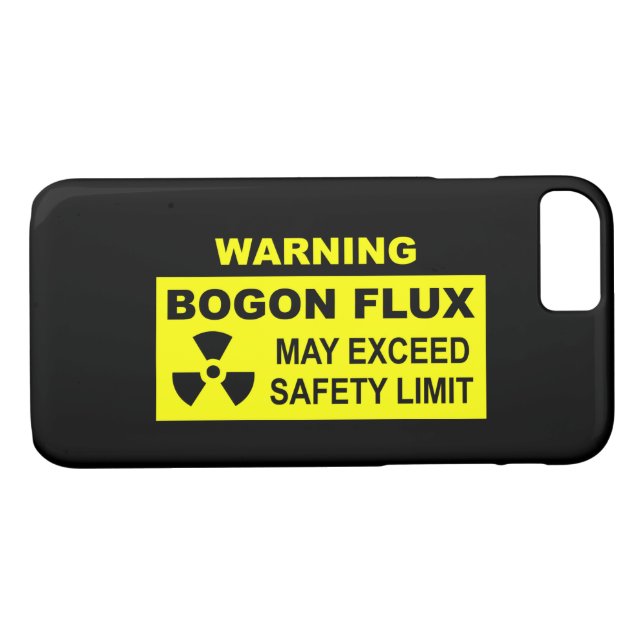 Warning: Bogon Flux Case-Mate iPhone Case (Back (Horizontal))
