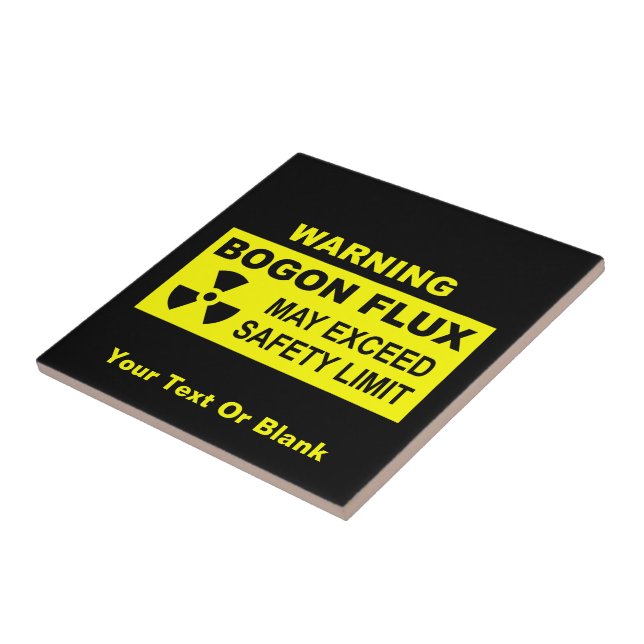 Warning Bogon Flux Tile (Side)
