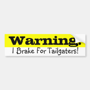 Warning! Bumper Sticker