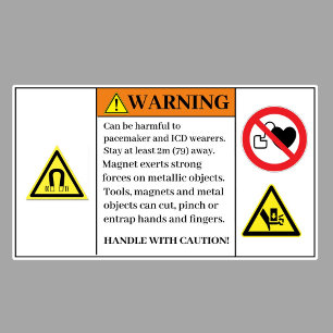 Warning Can be Harmful Label
