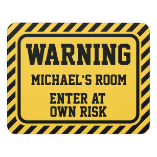 Teenage Door Signs | Zazzle CA