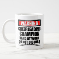 Warning Cheerleading Champion Hard At Work
