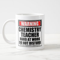 Warning Chemistry Teacher Hard At Work