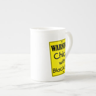 Warning Chick with Black Belt Mug