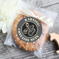 Warning contains nuts Food Label