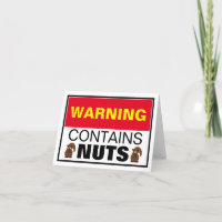 WARNING Contains Nuts
