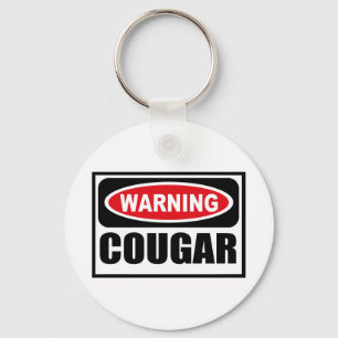 Warning COUGAR Key Chain