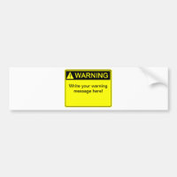 Warning! - Create your custom warning label!