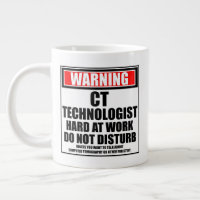 Warning CT Technologist Hard At Work