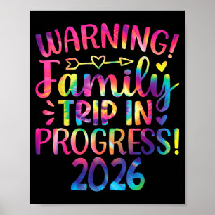 Warning Family Trip In Progress 2026 Poster