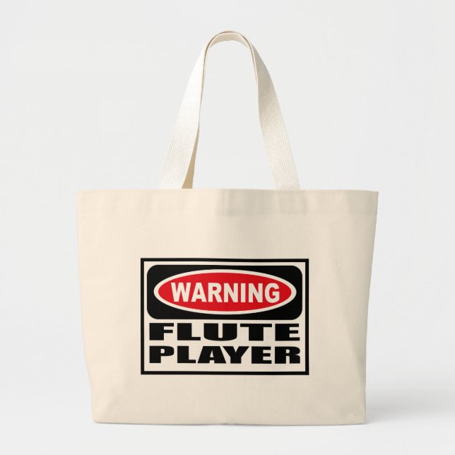 Warning FLUTE PLAYER Bag (Front)