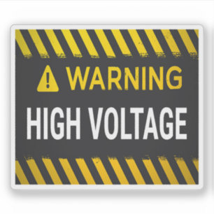 Warning High Voltage