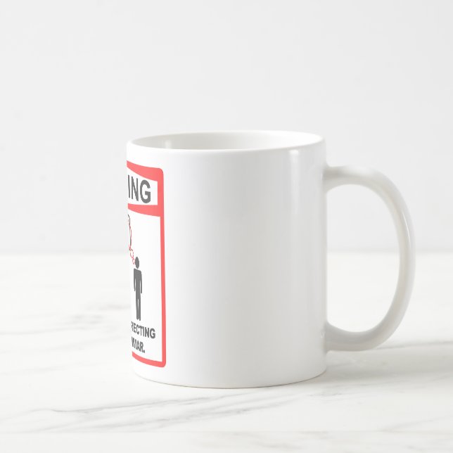 Warning: I am silently correcting your grammar. Coffee Mug (Right)