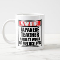 Warning Japanese Teacher Hard At Work