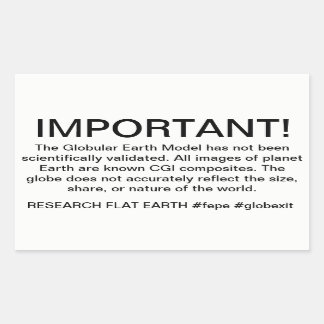 WARNING LABEL FOR GLOBES. Research Flat Earth