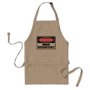 Warning MAD SCIENTIST Apron