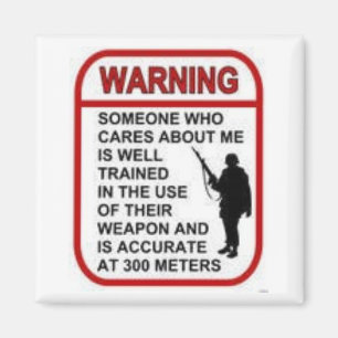 WARNING MAGNET