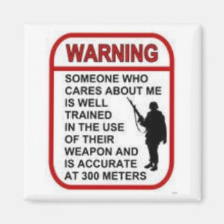 WARNING MAGNET