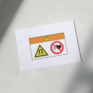Warning/Magnetic Fields Label